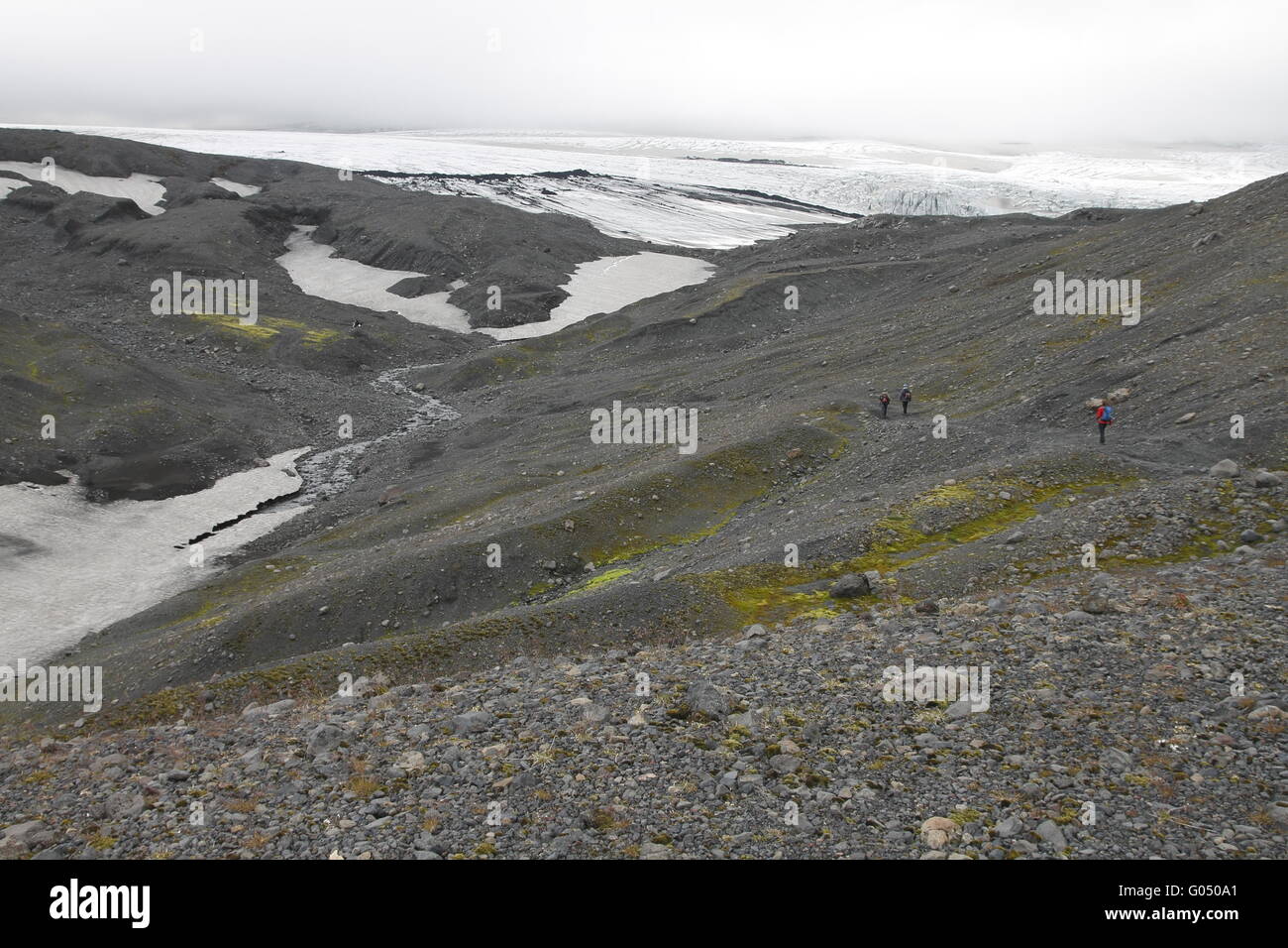 One of the outlet glaciers (glacier tongues) of the Mýrdalsjökull ice