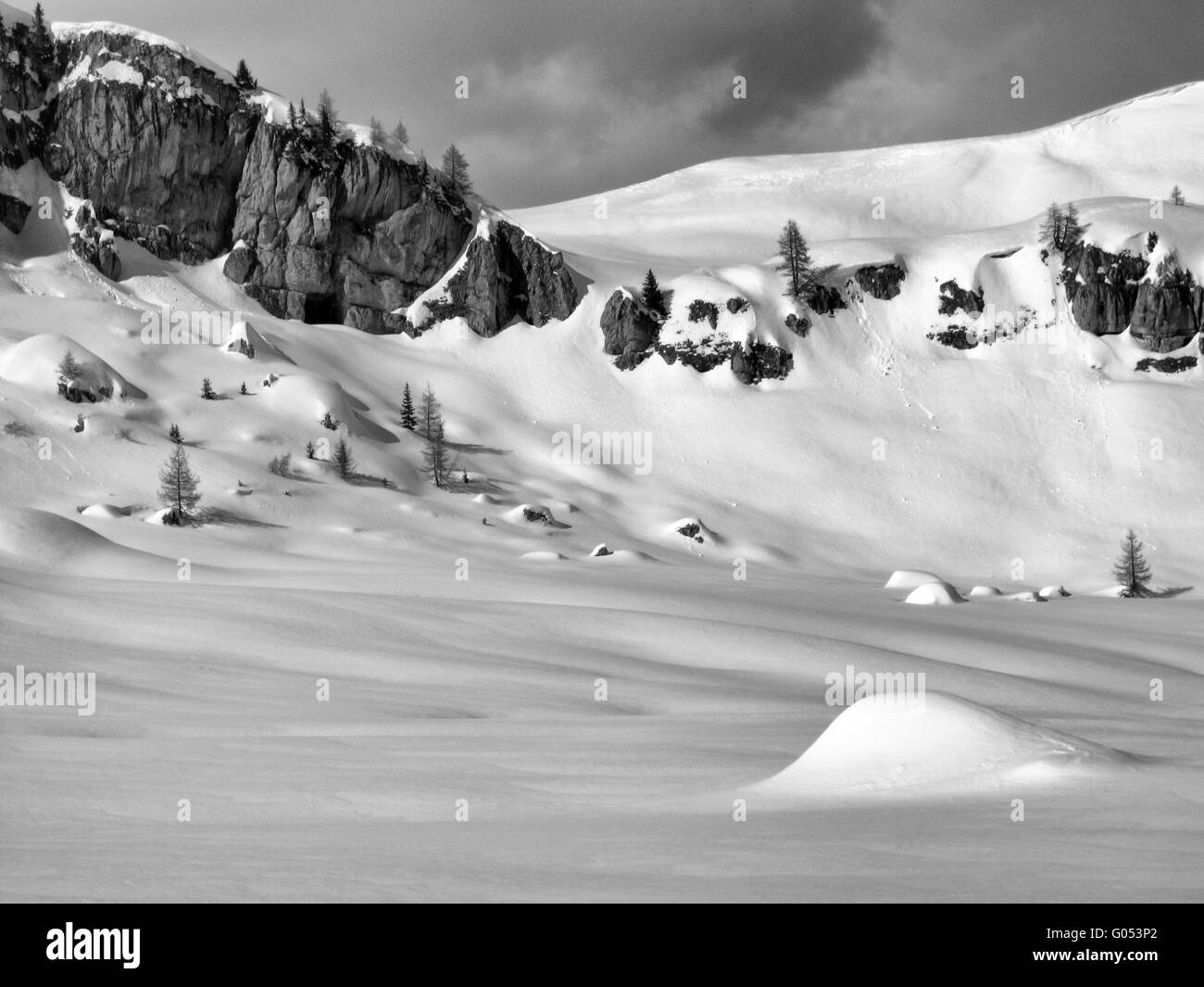 Dolomites ski Black and White Stock Photos & Images - Alamy