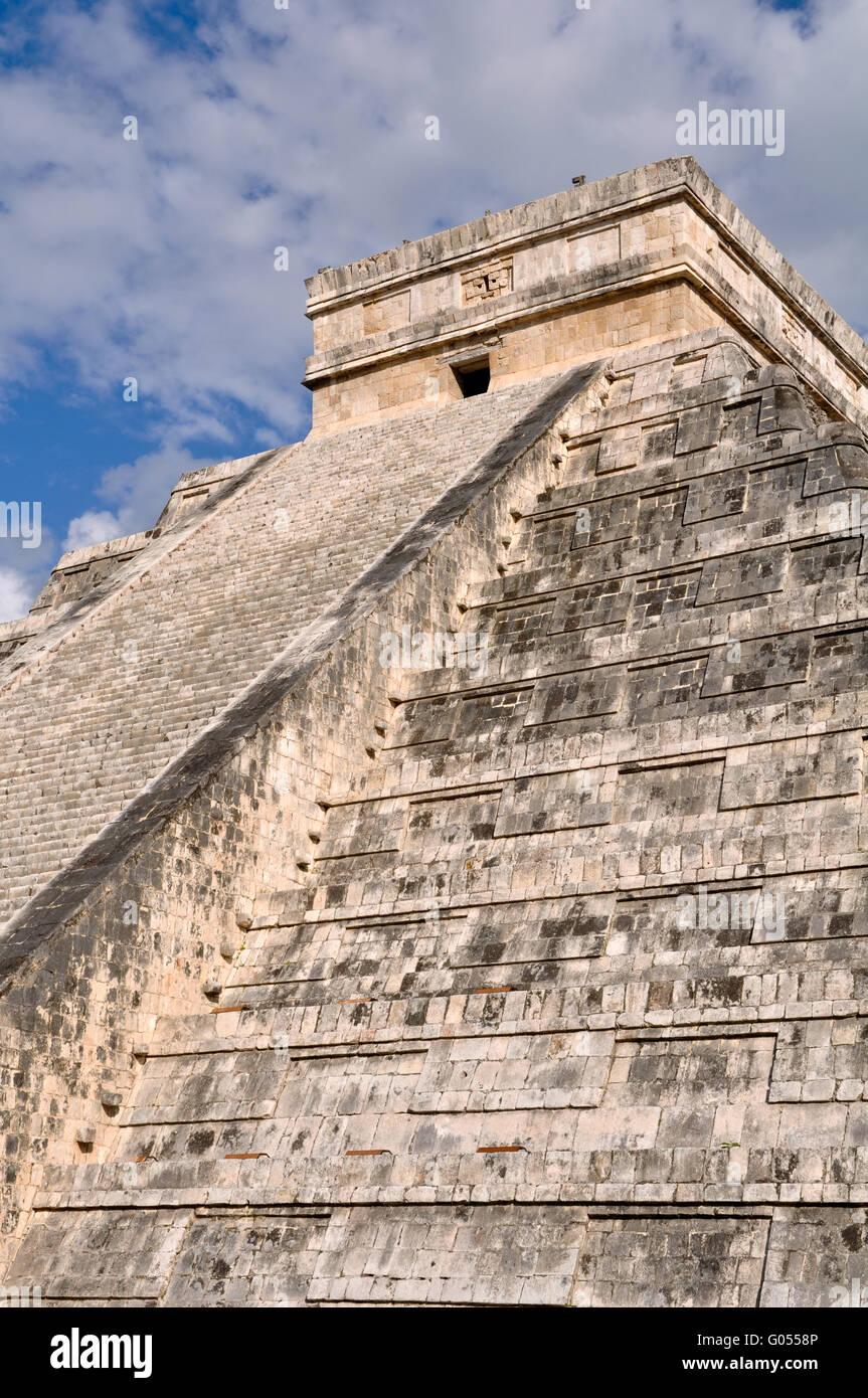 Chichen Itza Modern Seven Wonders of the World in Mexico Stock Photo