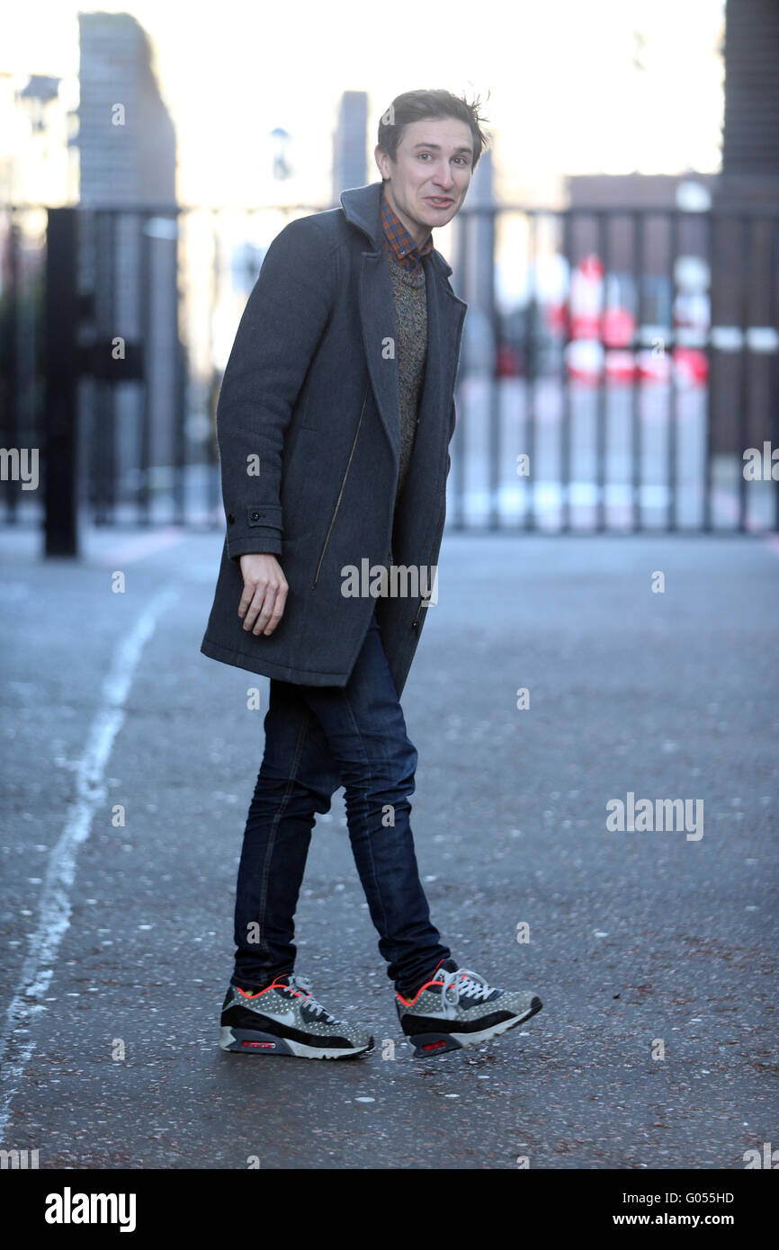 Tom Rosenthal outside ITV Studios Featuring: Tom Rosenthal ...