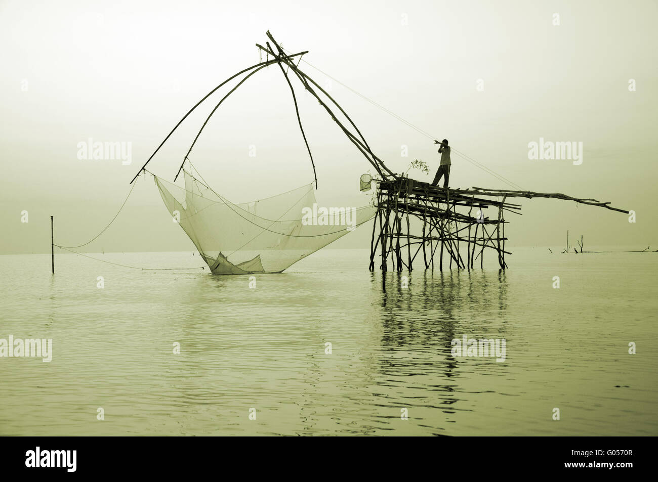 big fishing net Stock Photo - Alamy