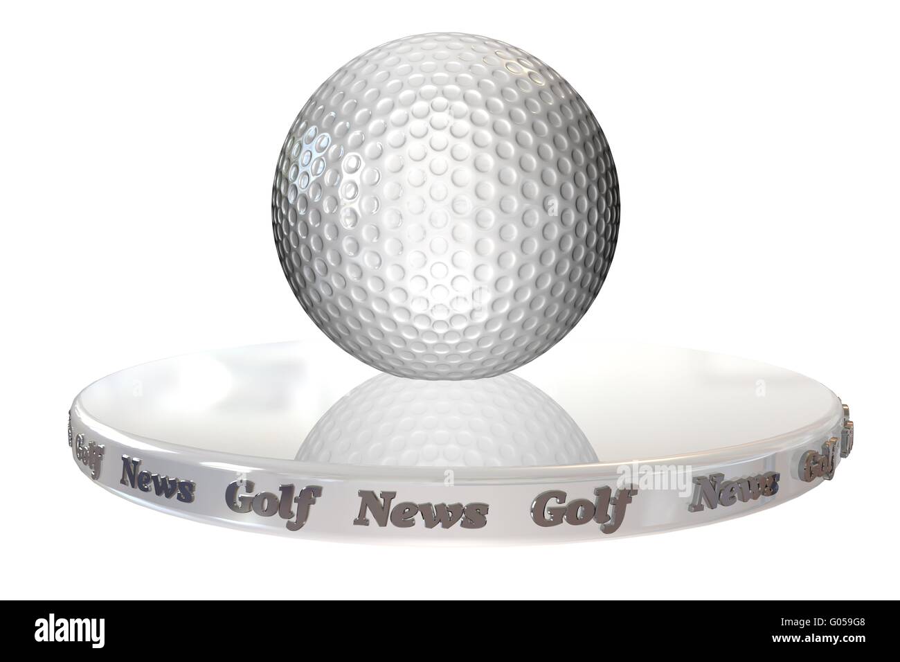 Golf News Stock Photo
