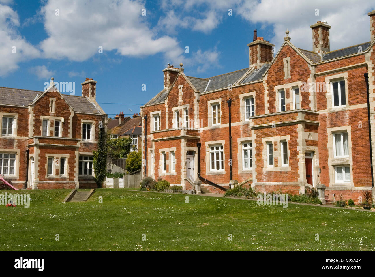 Ramsgate Kent Uk Coastguards Cottages at Victoria Parade. HOMER SYKES