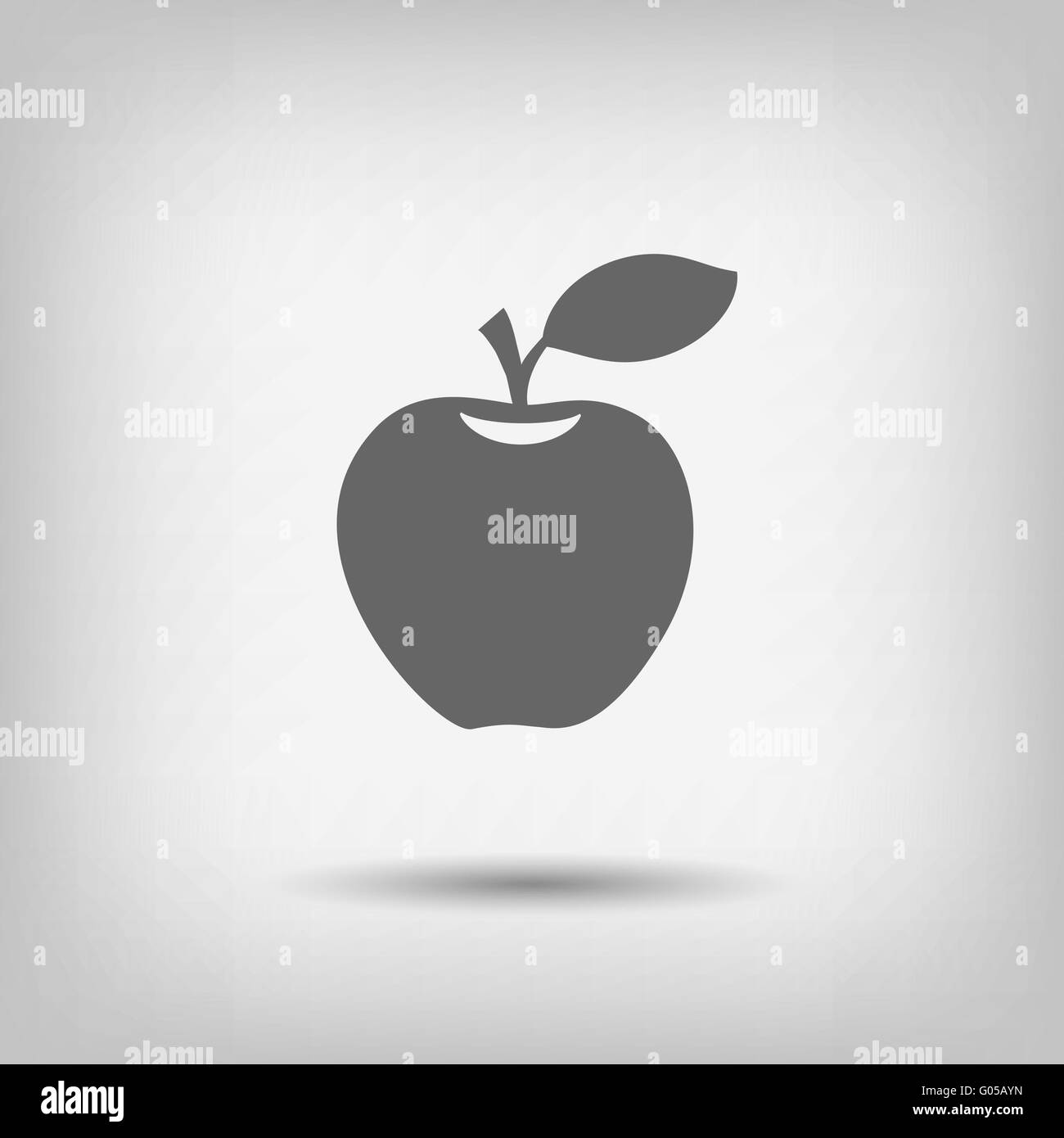 Vector apple Black and White Stock Photos & Images - Alamy
