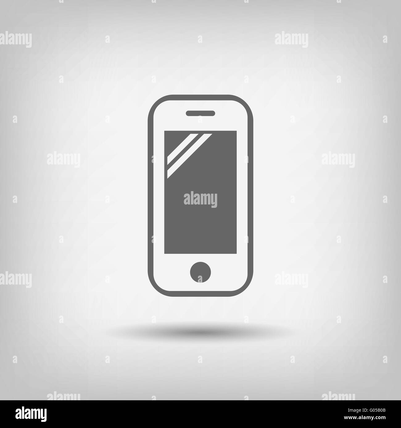 Mobile symbol vector vectors Black and White Stock Photos & Images - Alamy