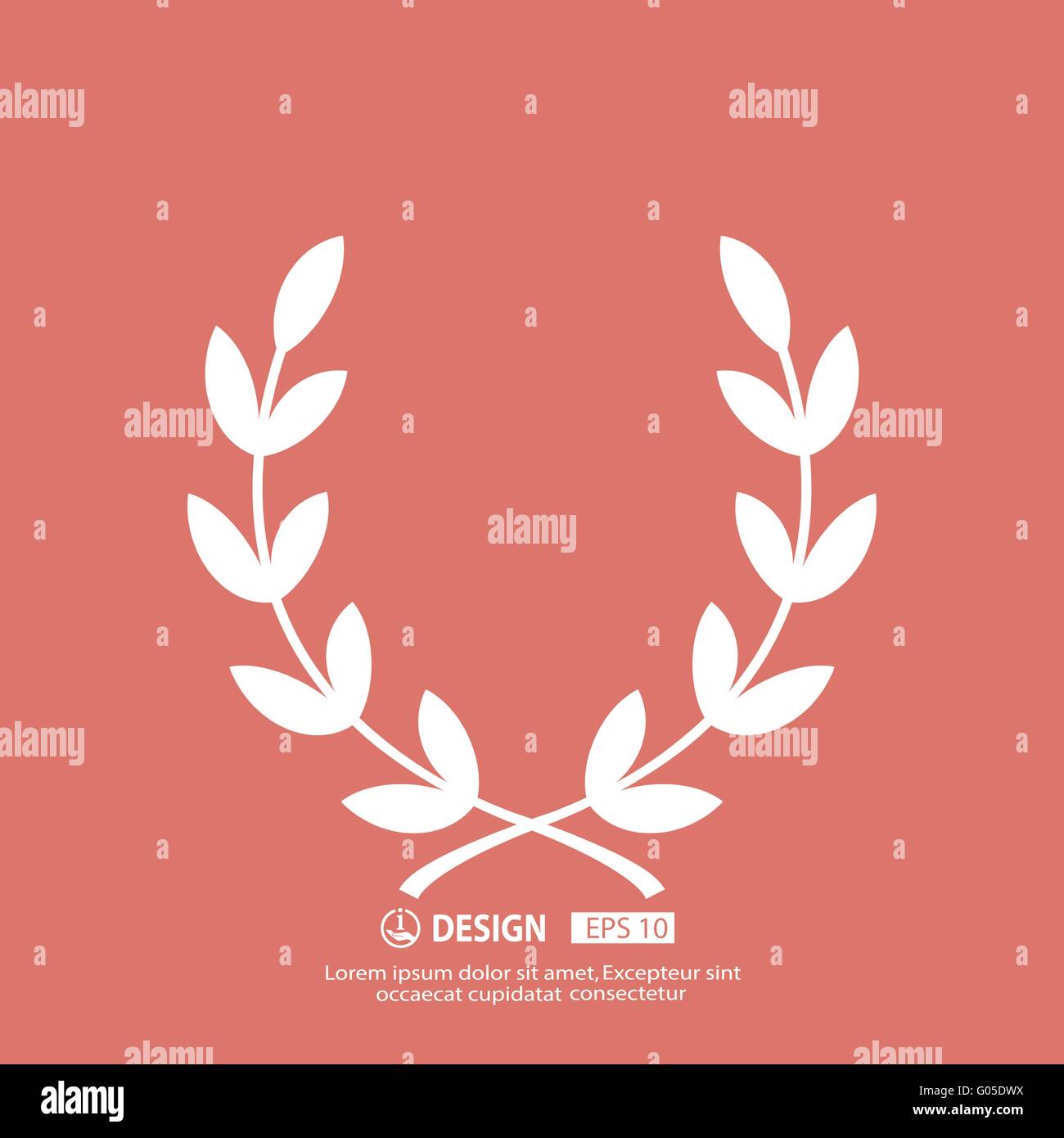 laurel wreath icon Stock Vector Image & Art - Alamy