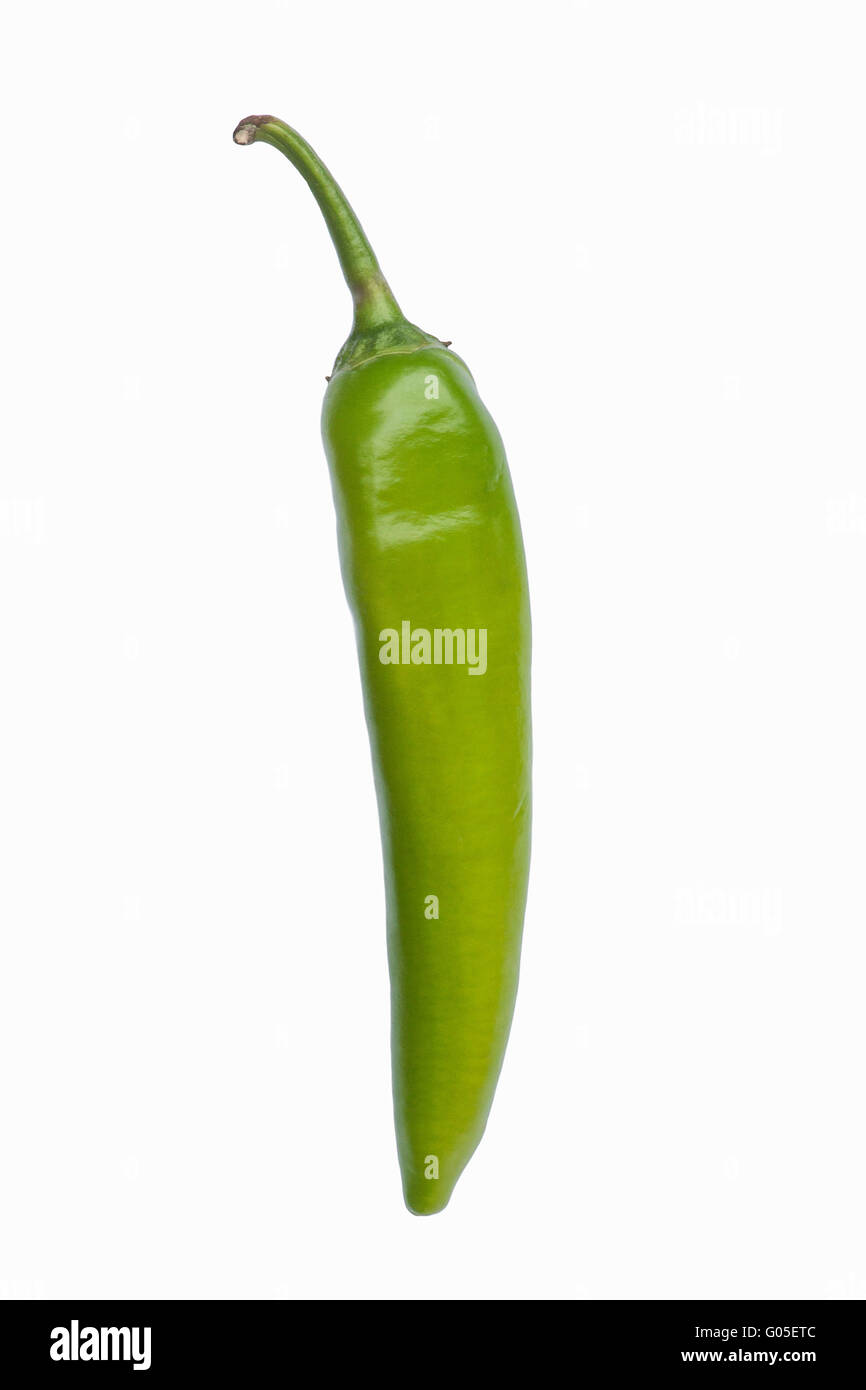 Serrano hot pepper Stock Photo