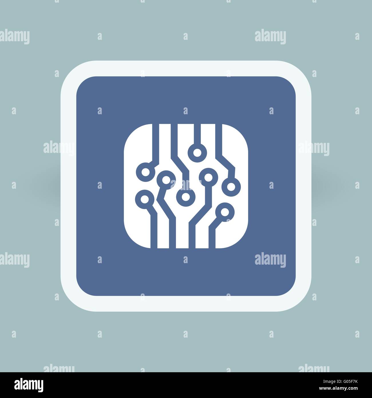 circuit board icon Stock Vector Image & Art - Alamy