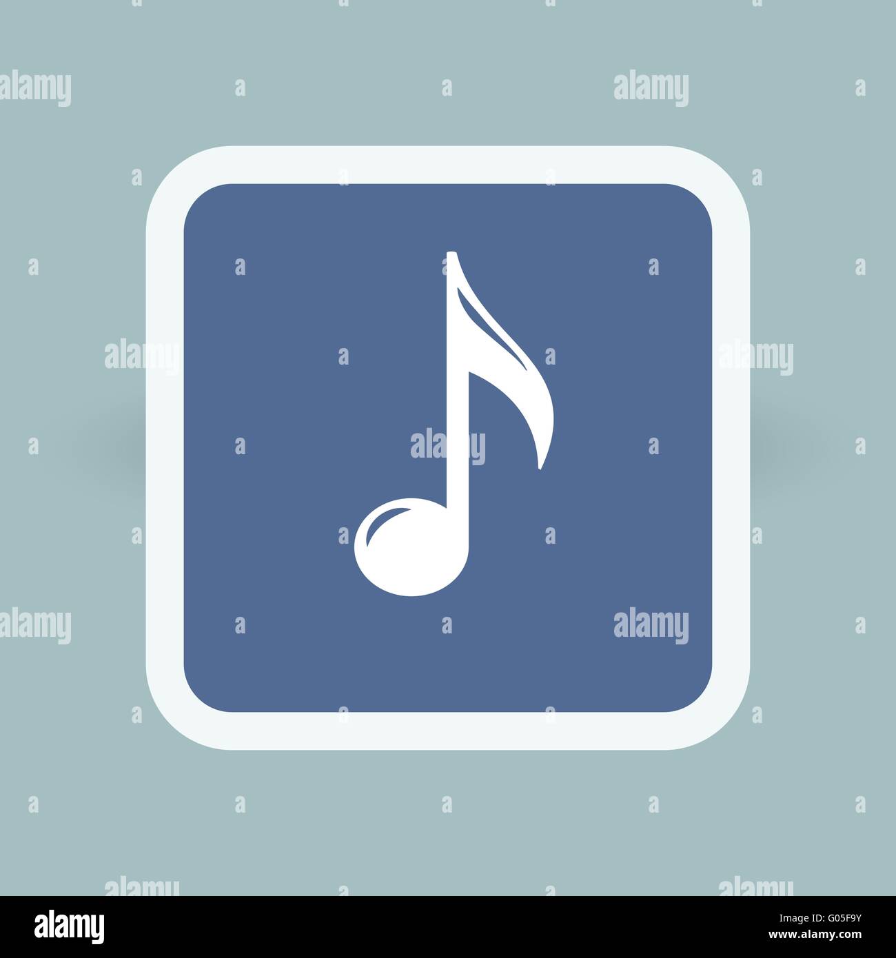 music note icon Stock Vector Image & Art - Alamy