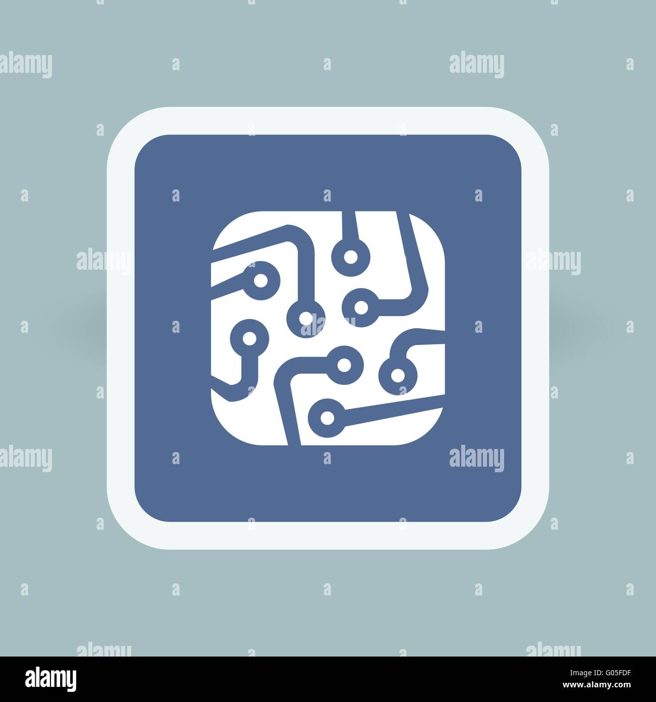 circuit board icon Stock Vector Image & Art - Alamy
