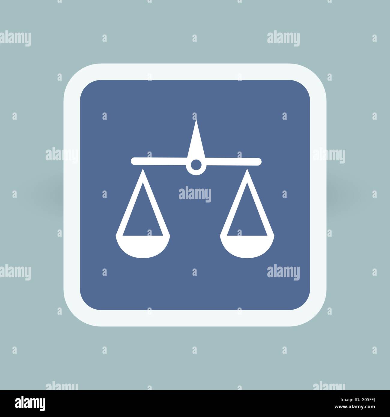 justice scales icon Stock Vector Image & Art - Alamy