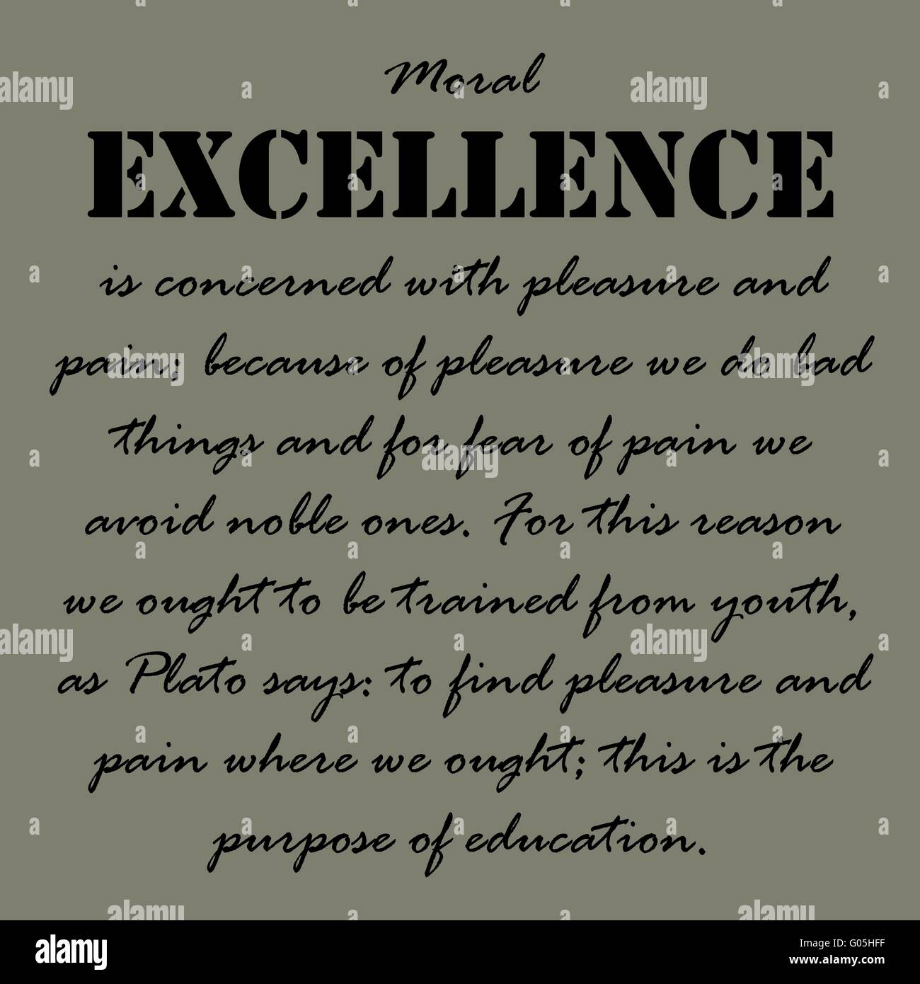 Aristotle Quotes Moral Excellence Is Stock Vector Image Art Alamy Aristotle Quotes Moral Excellence Is Stock Vector Image Art Alamy
