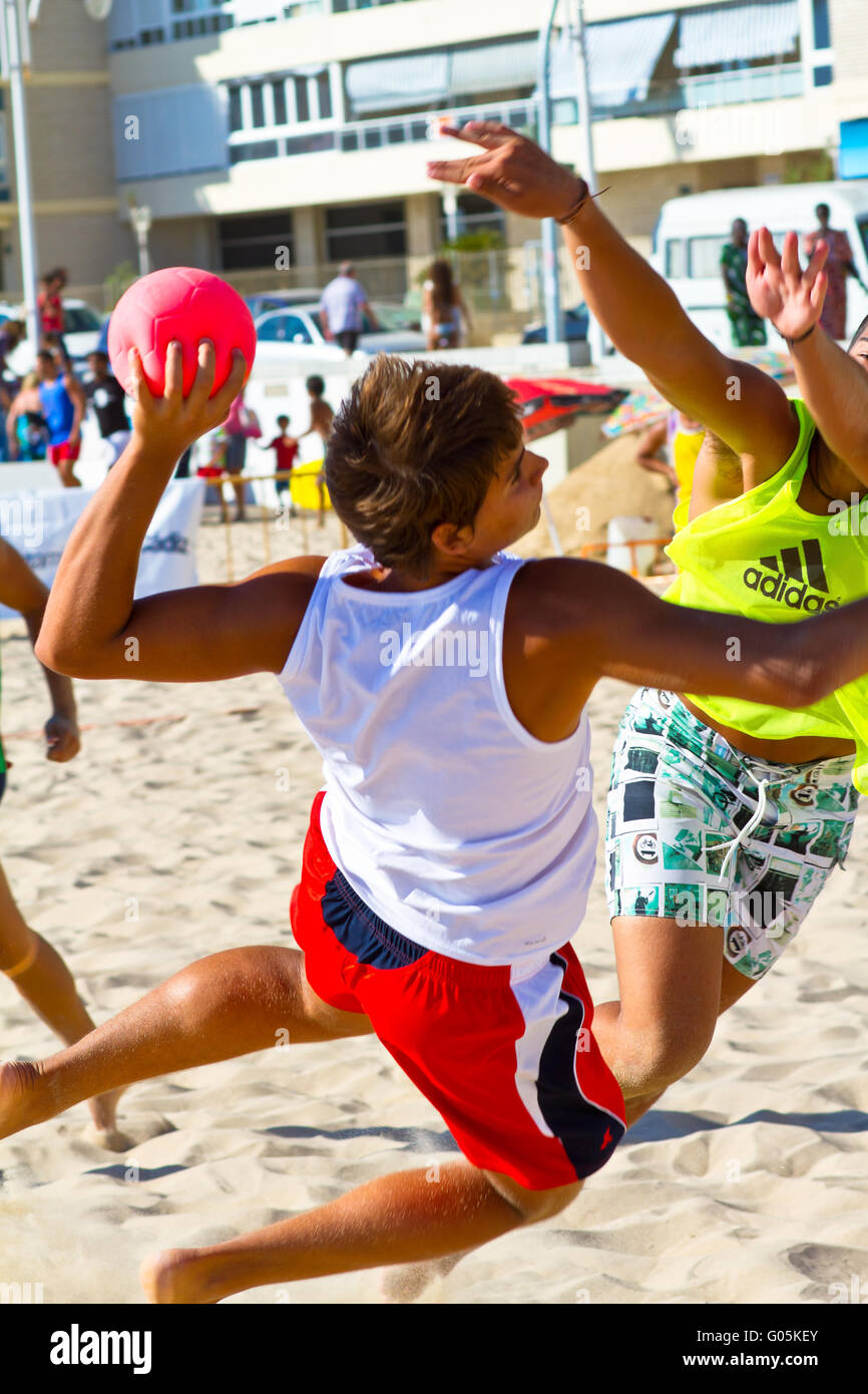 Beach handball hi-res stock photography and images - Alamy