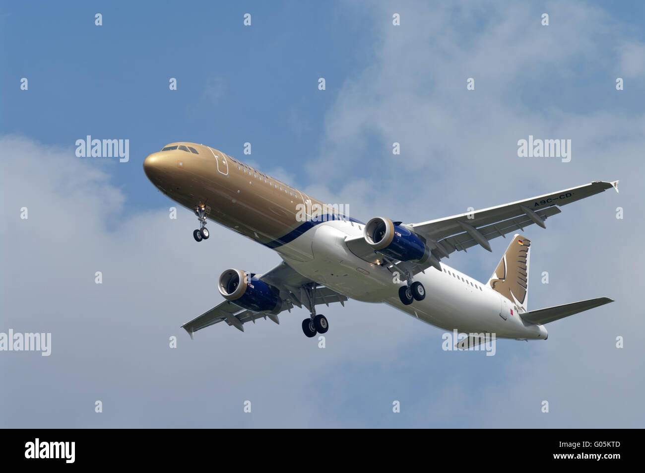 airbus landing Stock Photo