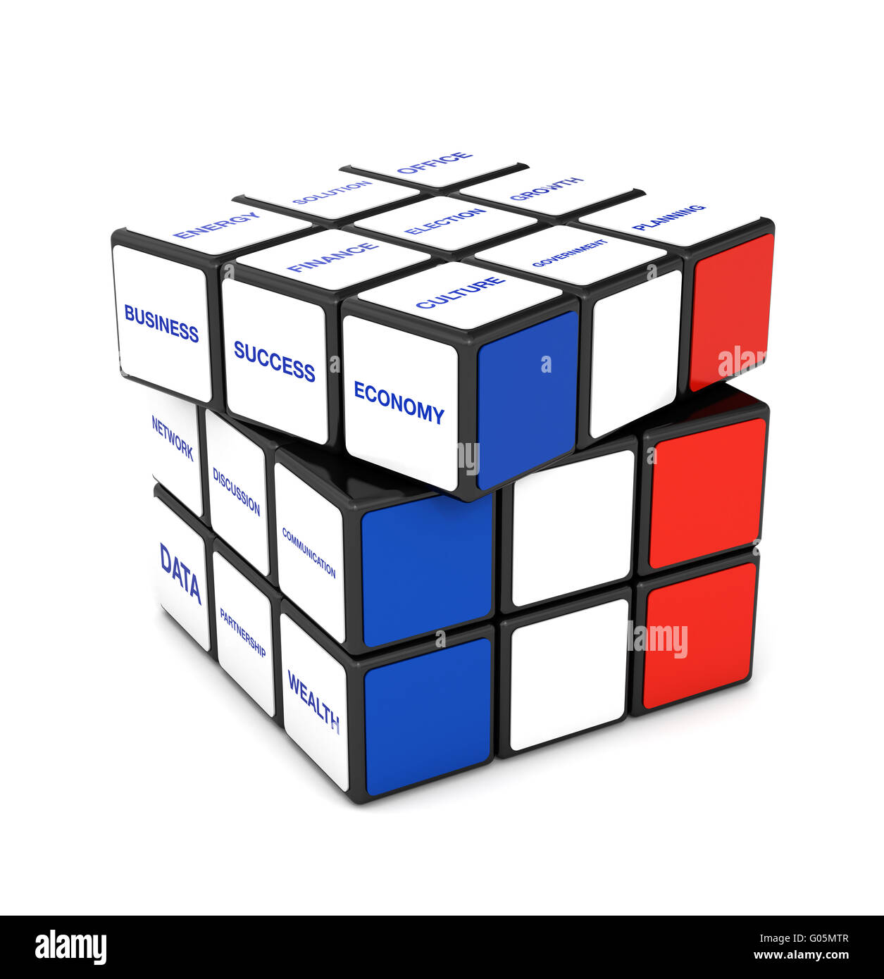Rubik France Flag Stock Photo - Alamy