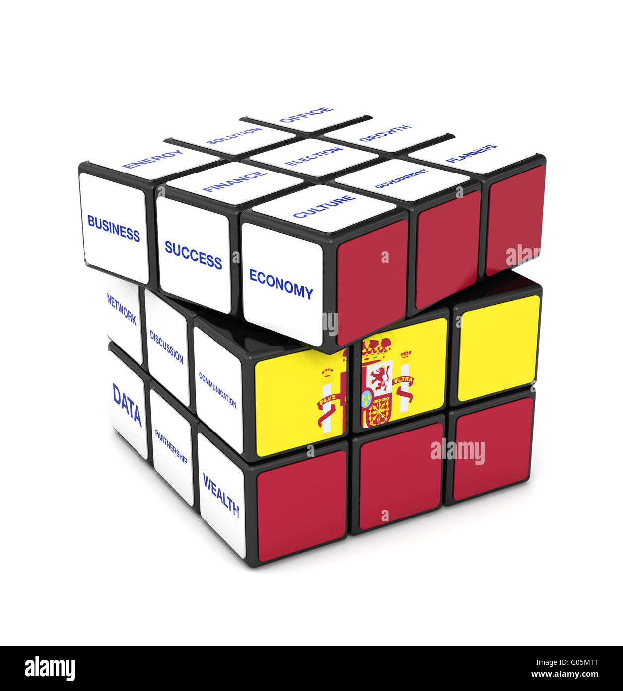 Rubik cube puzzle Cut Out Stock Images & Pictures - Page 3 - Alamy