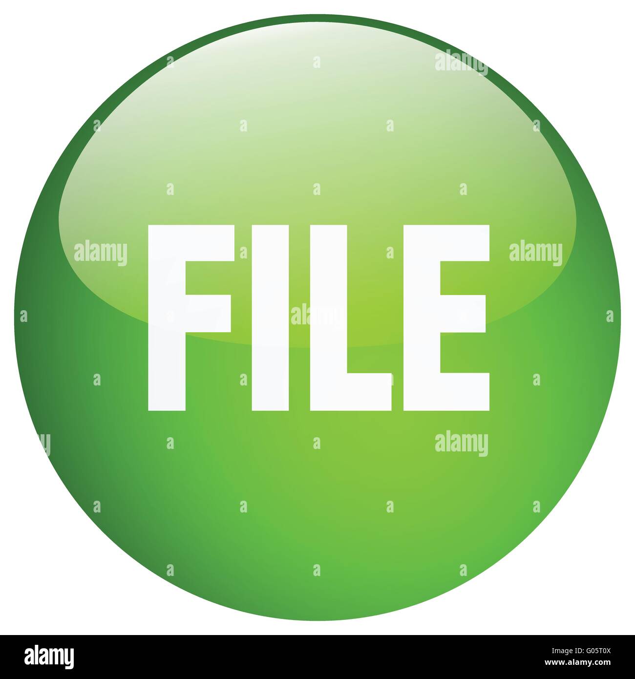 file green round gel isolated push button Stock Vector Image & Art - Alamy