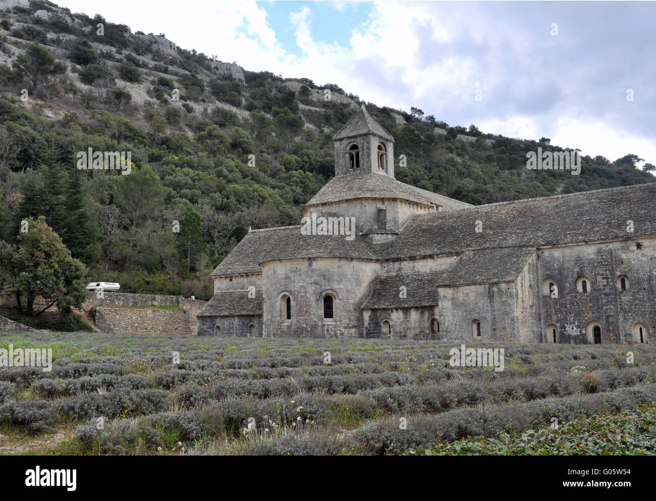 Abbaye de Senanque, Provence, France. Stock Photo
