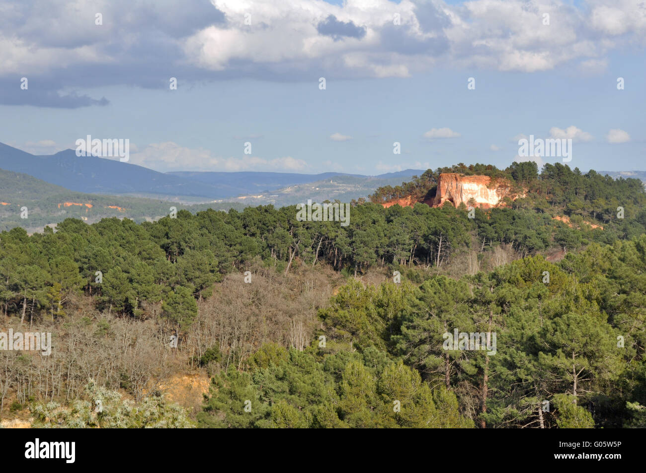Roussillon, Provence, France. Stock Photo