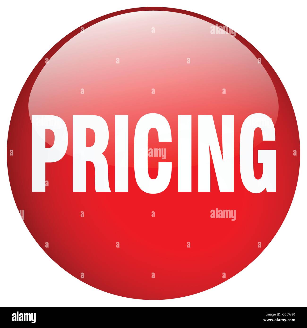 pricing red round gel isolated push button Stock Vector Image & Art - Alamy