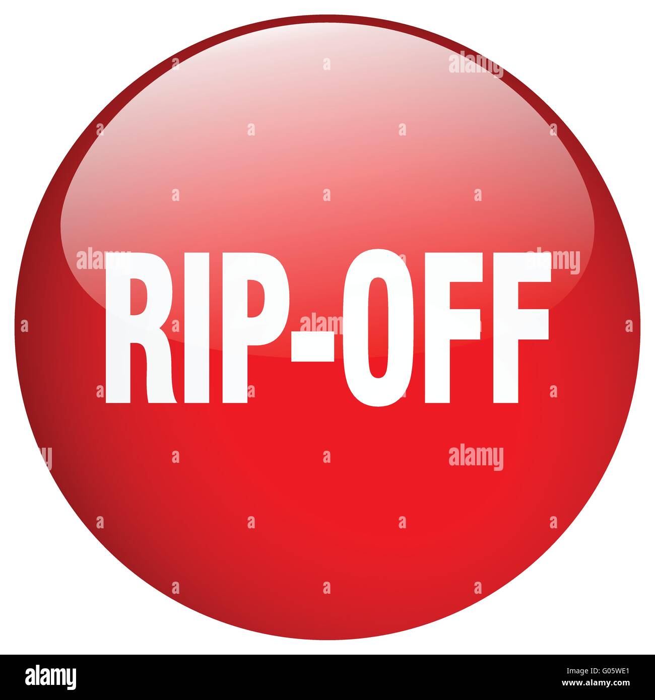 rip-off red round gel isolated push button Stock Vector Image & Art - Alamy