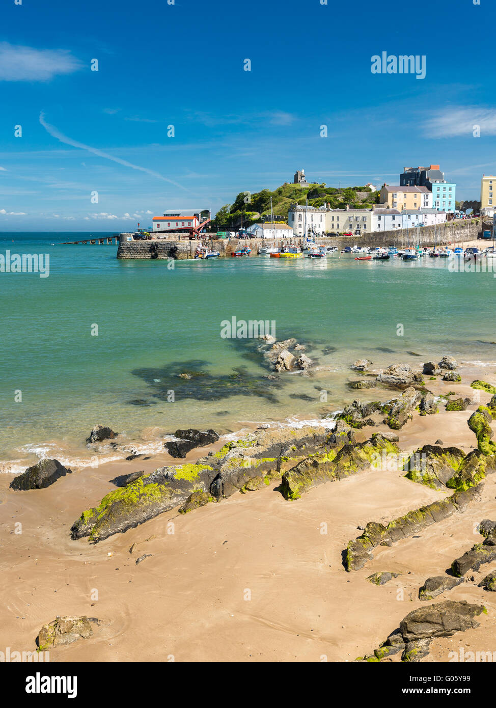 Tenby Harbour - Pembrokeshire Stock Photo