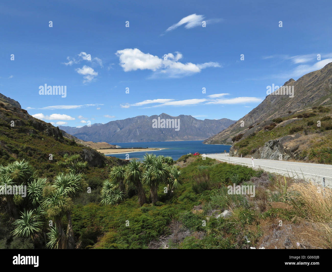 Lake Hawea, South Island, New Zealand Stock Photo - Alamy