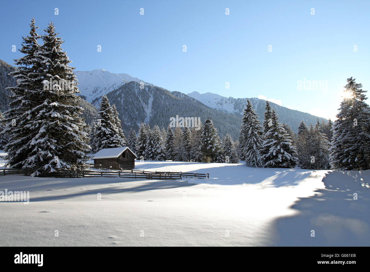 Winter wonderland Stock Photo