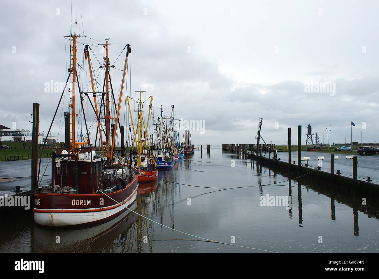 Port Harbour Harbor Dorum Stock Photo