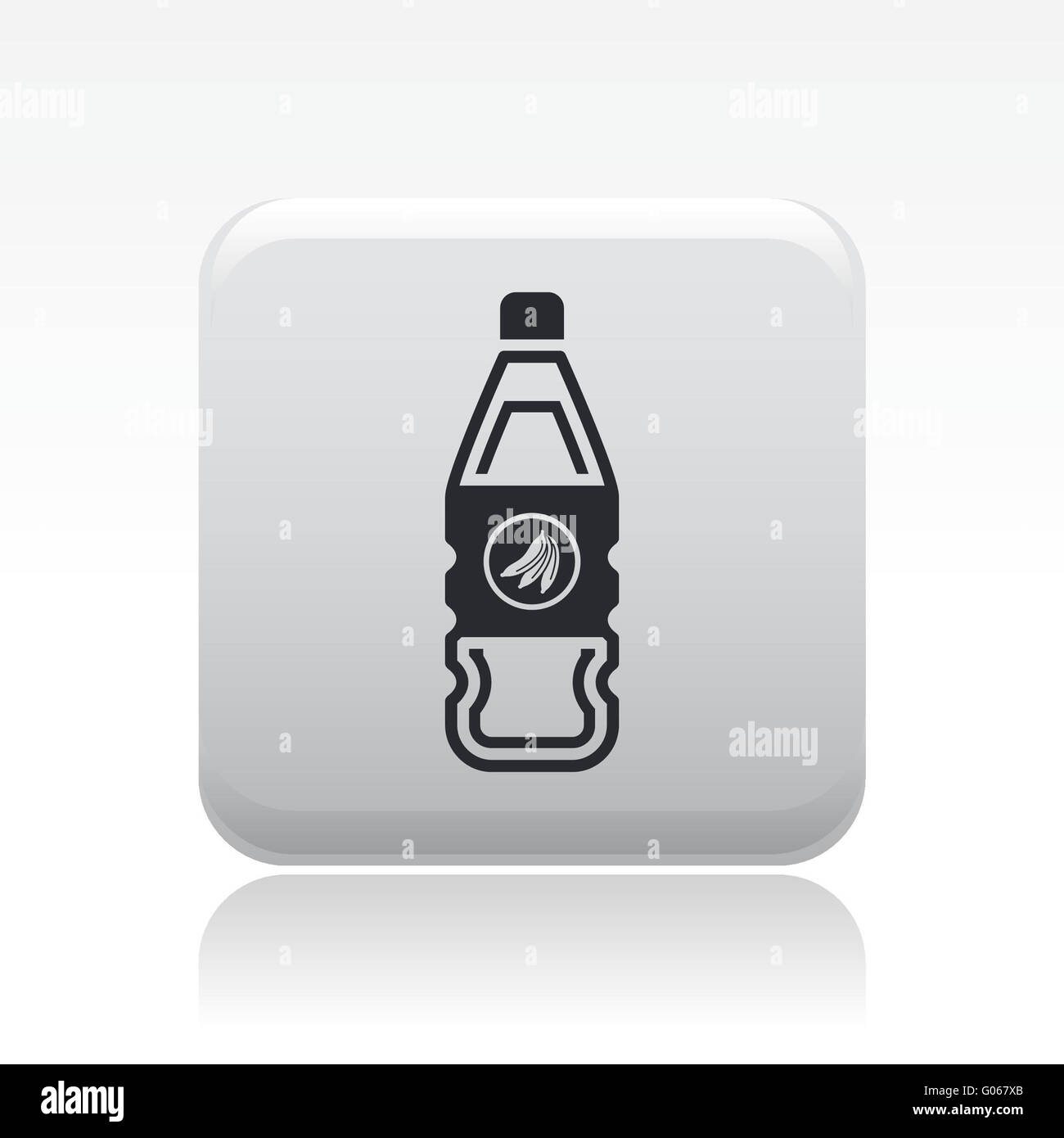 Vector illustration of single fruit juice icon Stock Photo - Alamy