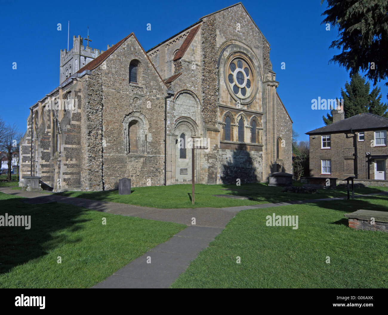 Waltham Abbey, Abbey Church of Holy Cross and St Lawrence, Essex Stock