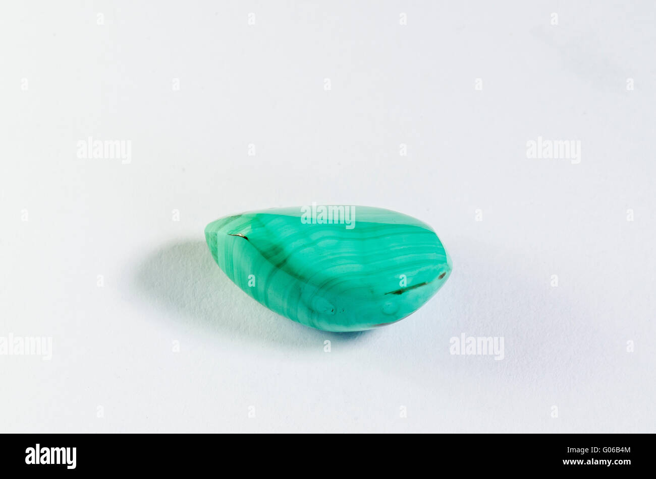 Malachite, verte, pierre, lithothérapie Stock Photo