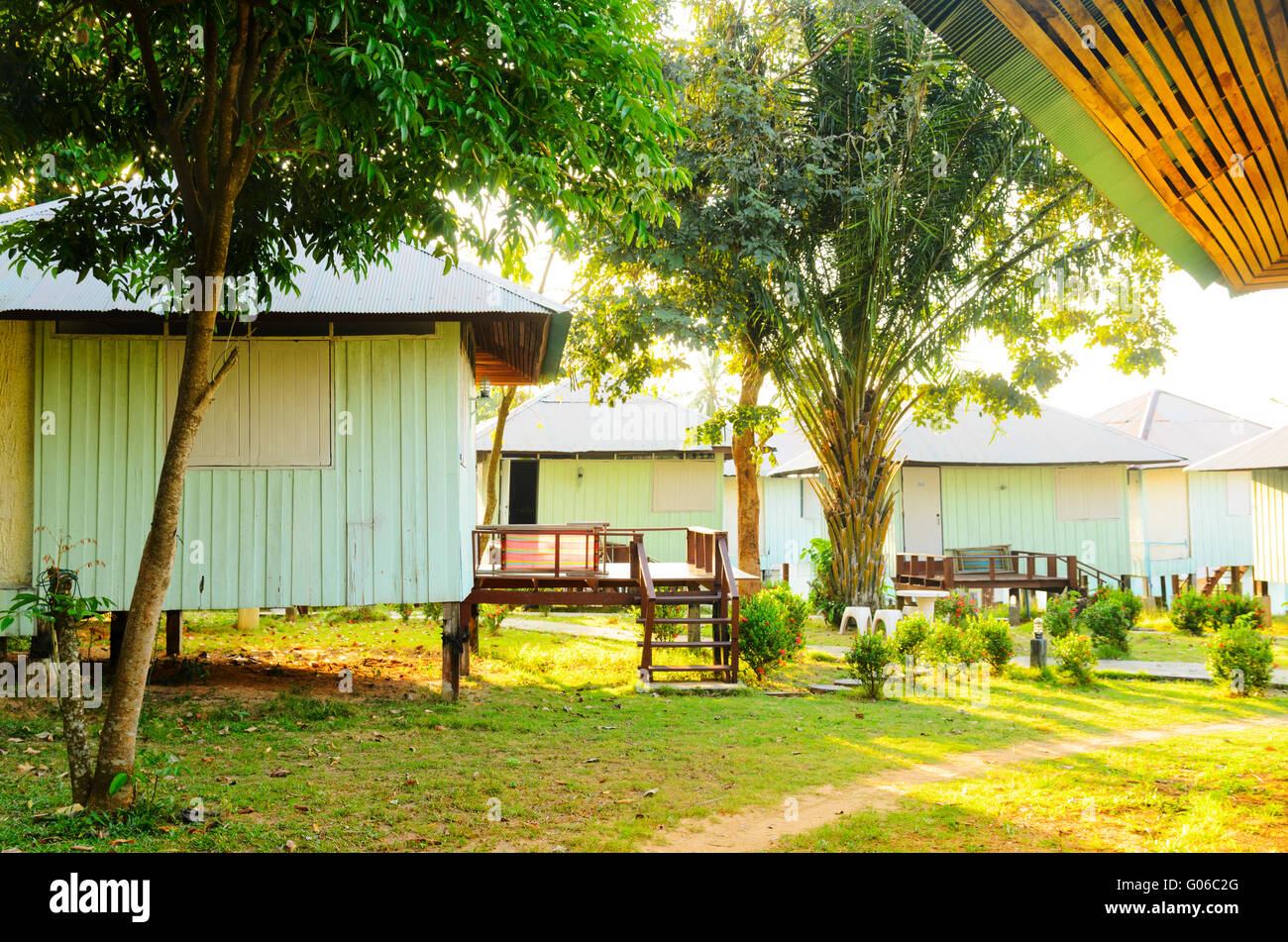 houses on stilts Stock Photo Alamy