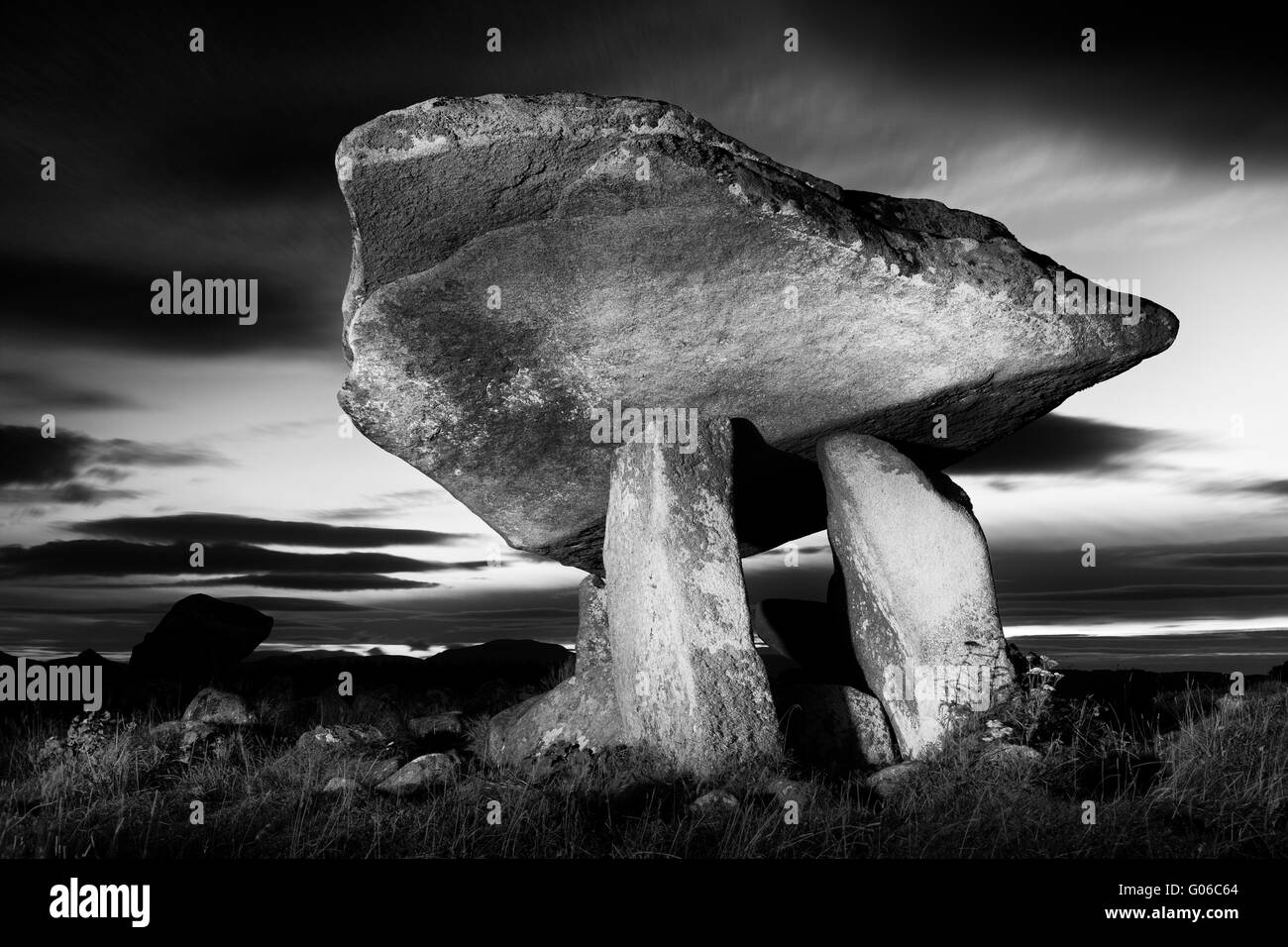 Kilclooney Dolmen, Kilclooney, County Donegal, Ireland, Europe Stock Photo