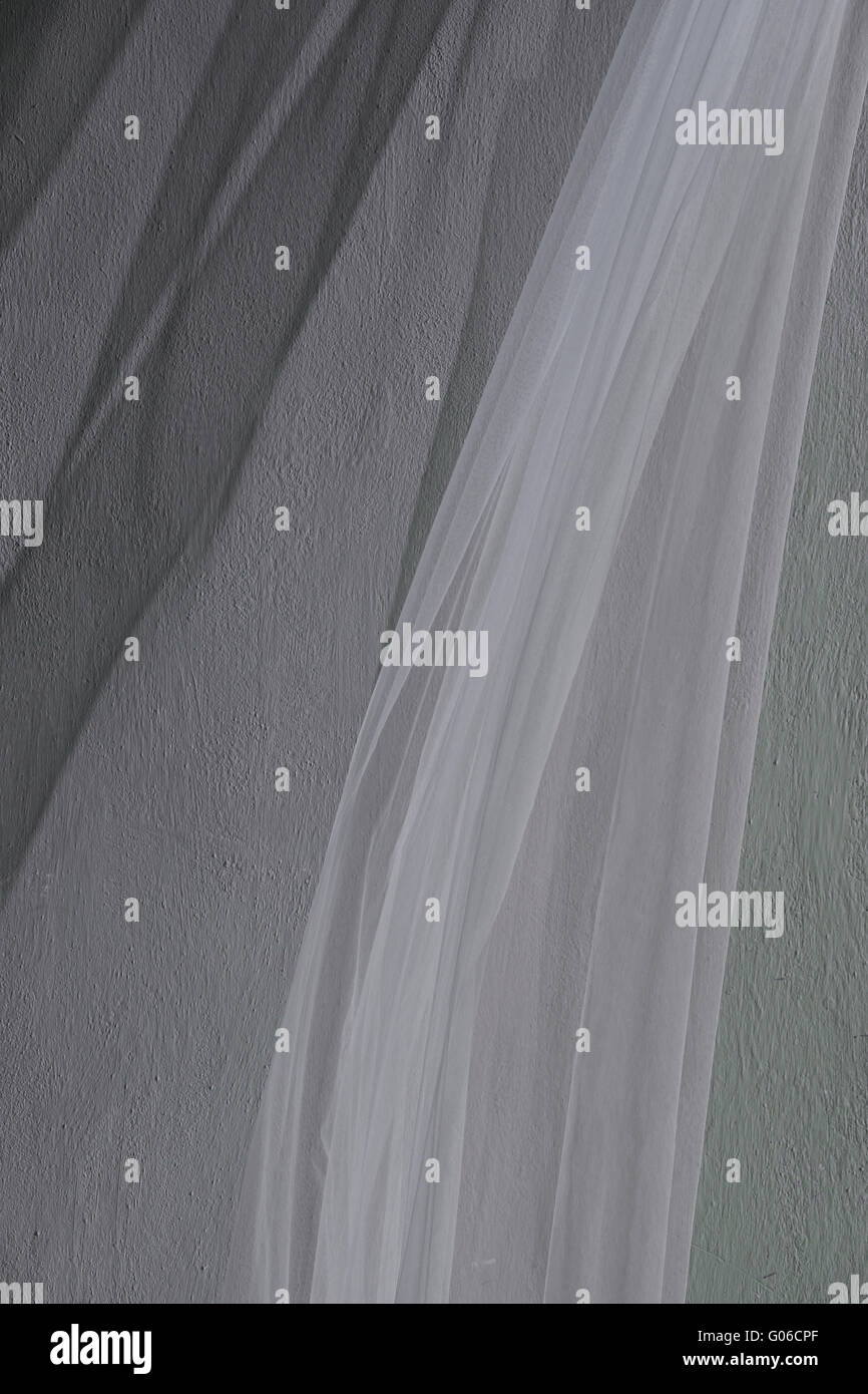 Sheer white curtains blowing in wind Stock Photo Alamy