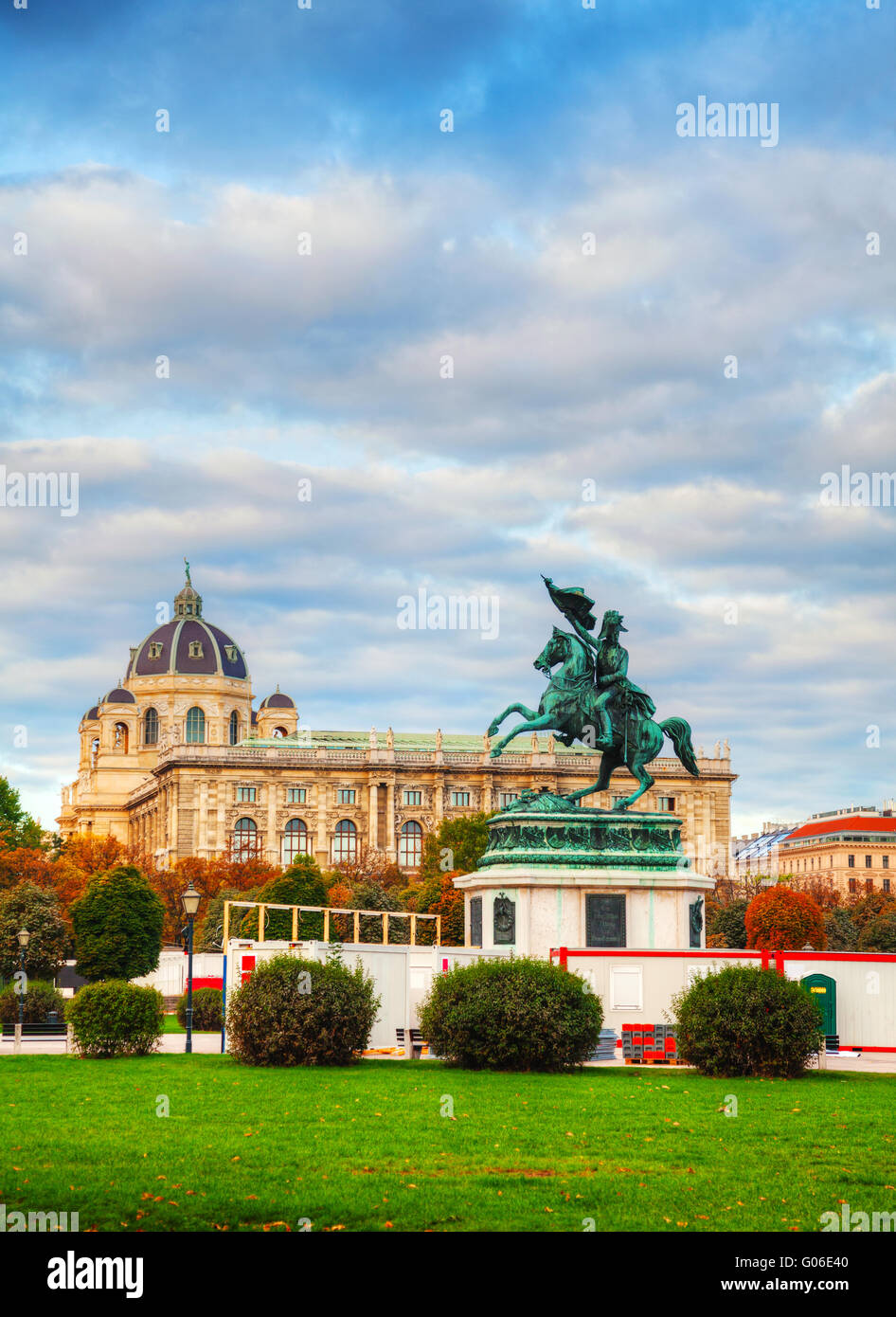 Monument dedicated to Archduke Charles of Austria Stock Photo Alamy