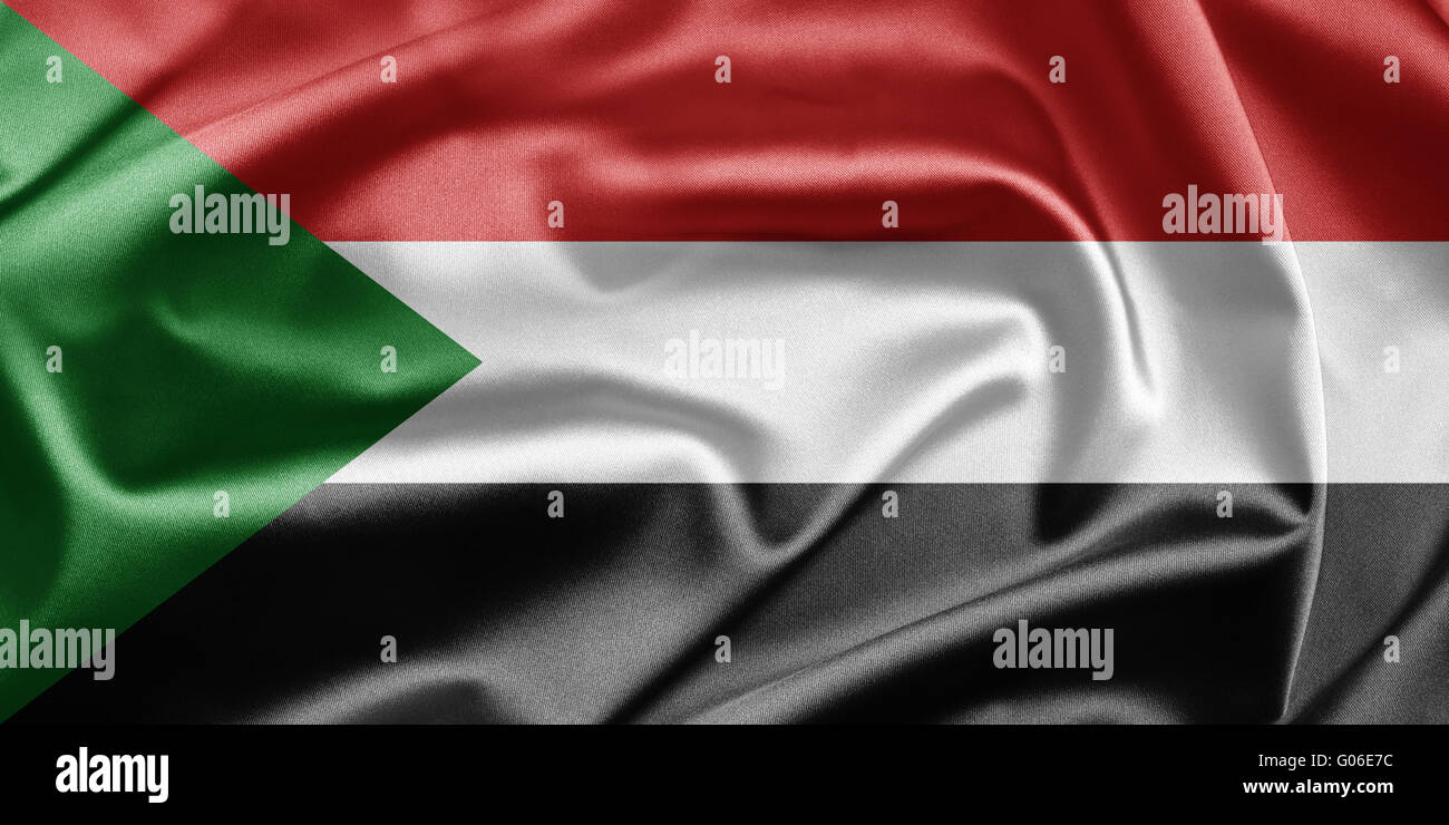 Sudanese national flag hi-res stock photography and images - Alamy
