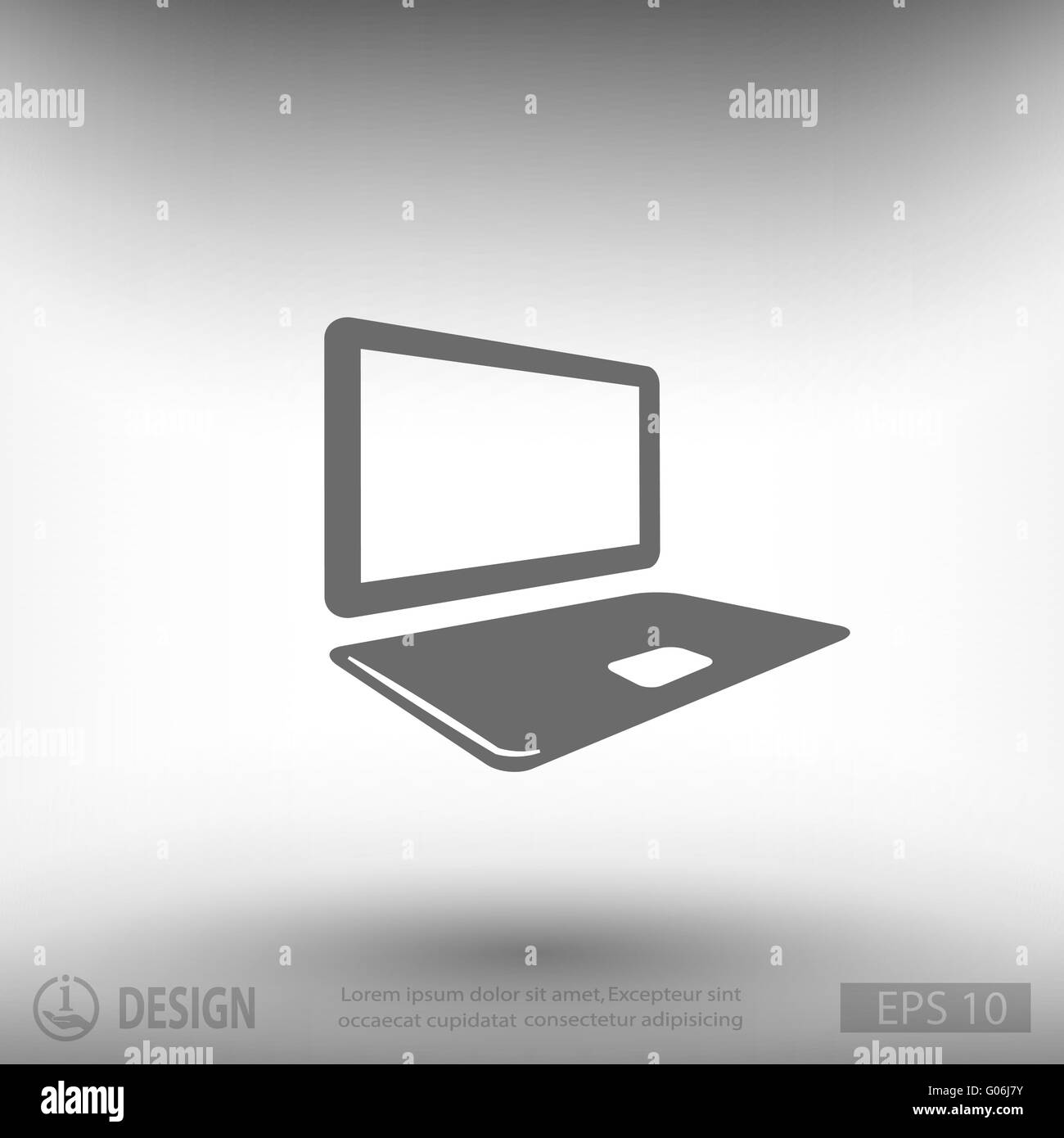 Computer Picograph Pictograph of computer Stock Vector Image & Art - Alamy