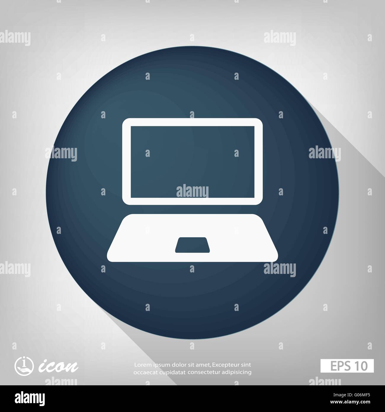 Pictograph of computer Stock Vector Image & Art - Alamy