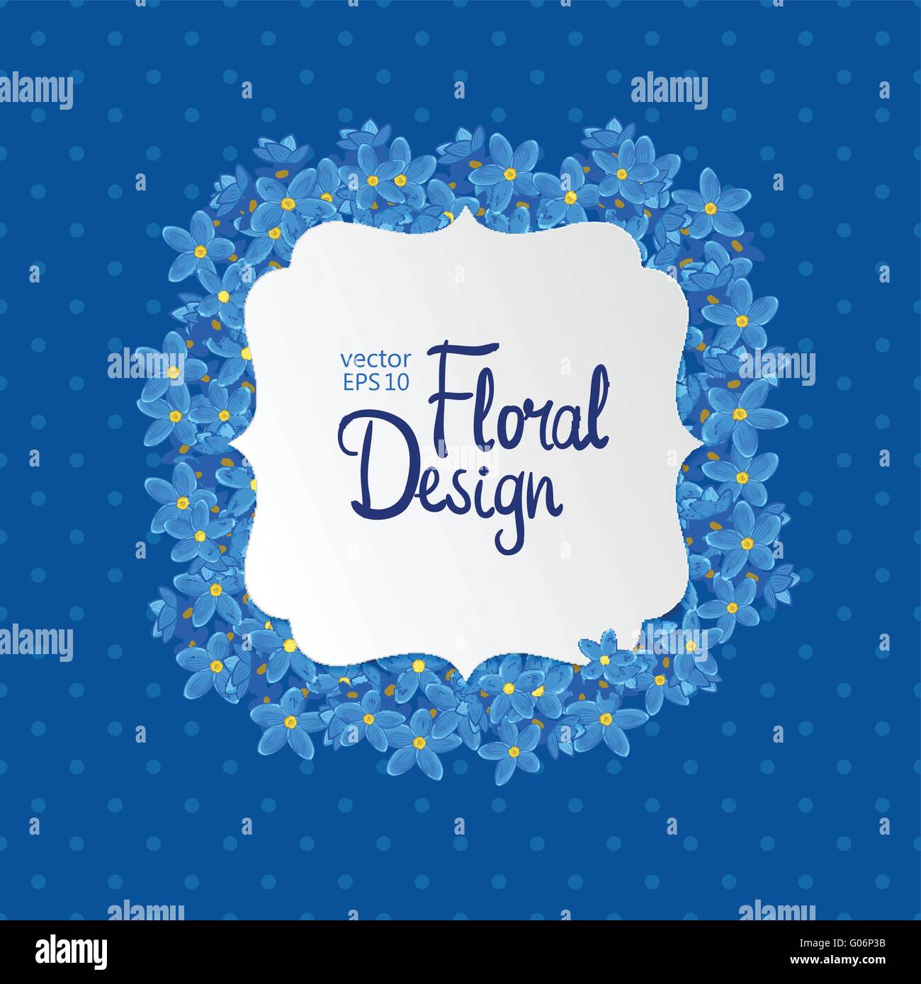 Floral vector frame Stock Vector Image & Art - Alamy