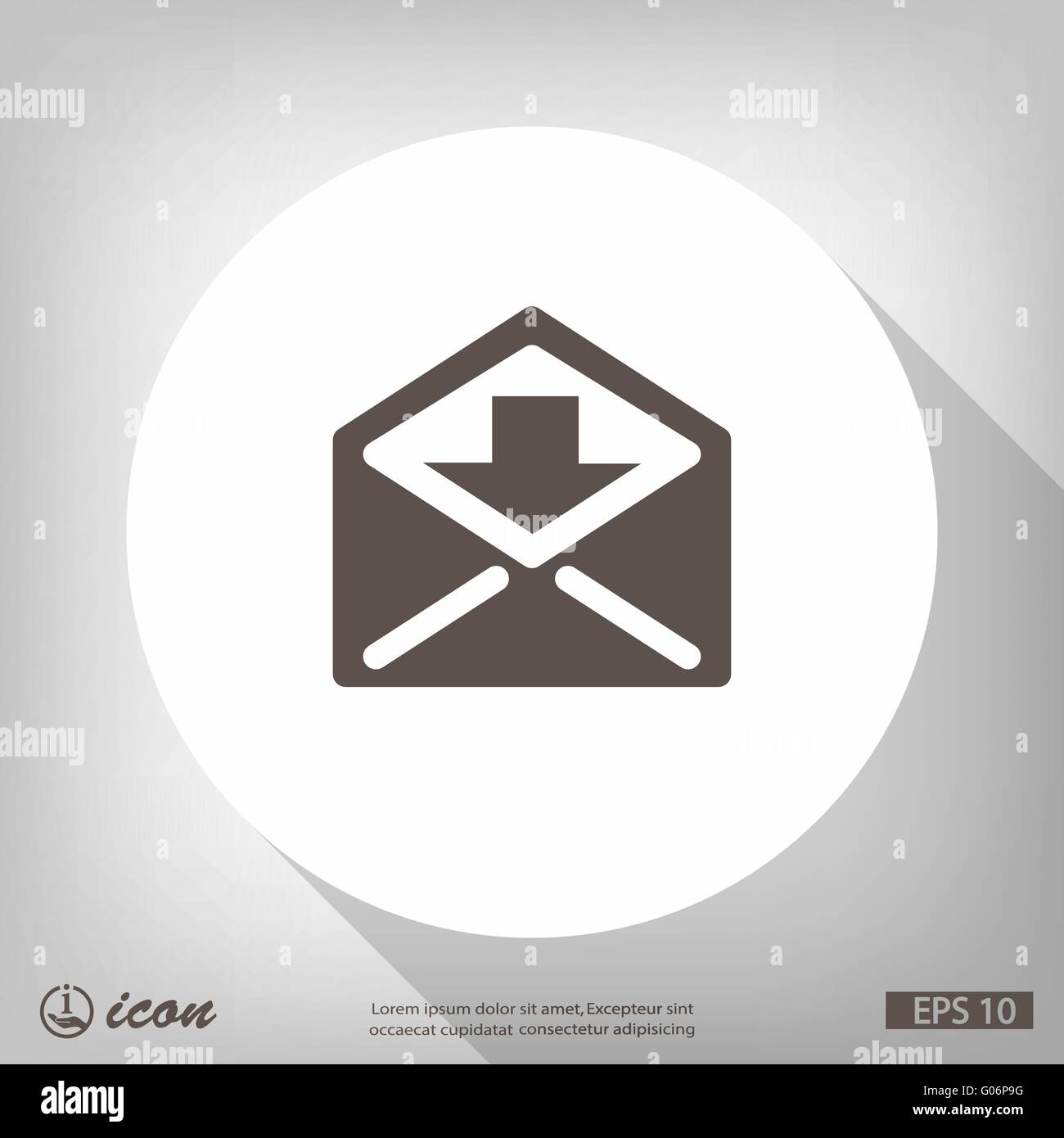 Pictograph of mail Stock Vector Image & Art - Alamy