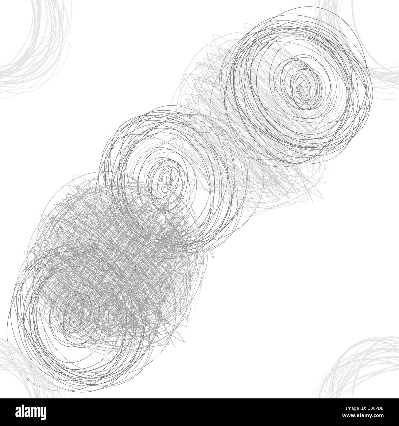 Scribble Circles Seamless Pattern Stock Vector Image & Art - Alamy