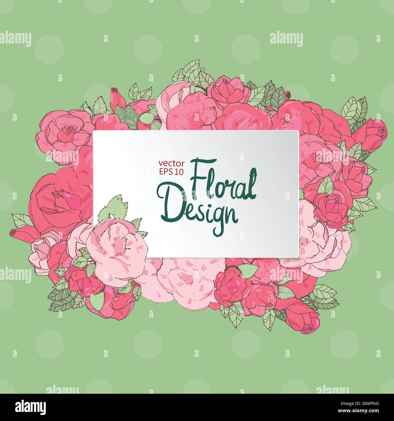 Floral vector frame Stock Vector Image & Art - Alamy