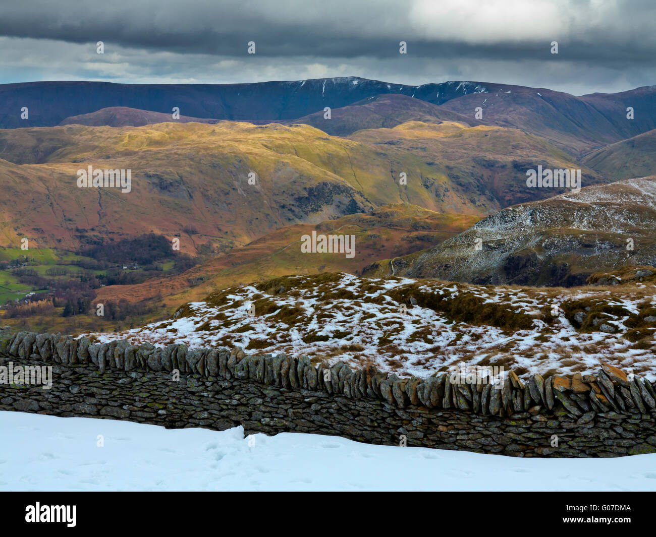 Winter Scene On The Snow Capped Summit Of Helvellyn In The Lake winter-scene-on-the-snow-capped-summit-of-helvellyn-in-the-lake
