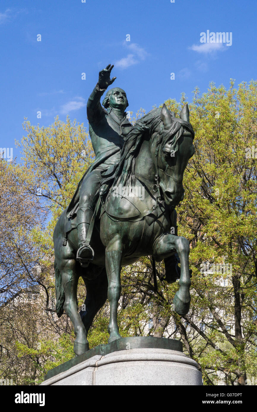 Washington Statue, Union Square Park, NYC Stock Photo Alamy