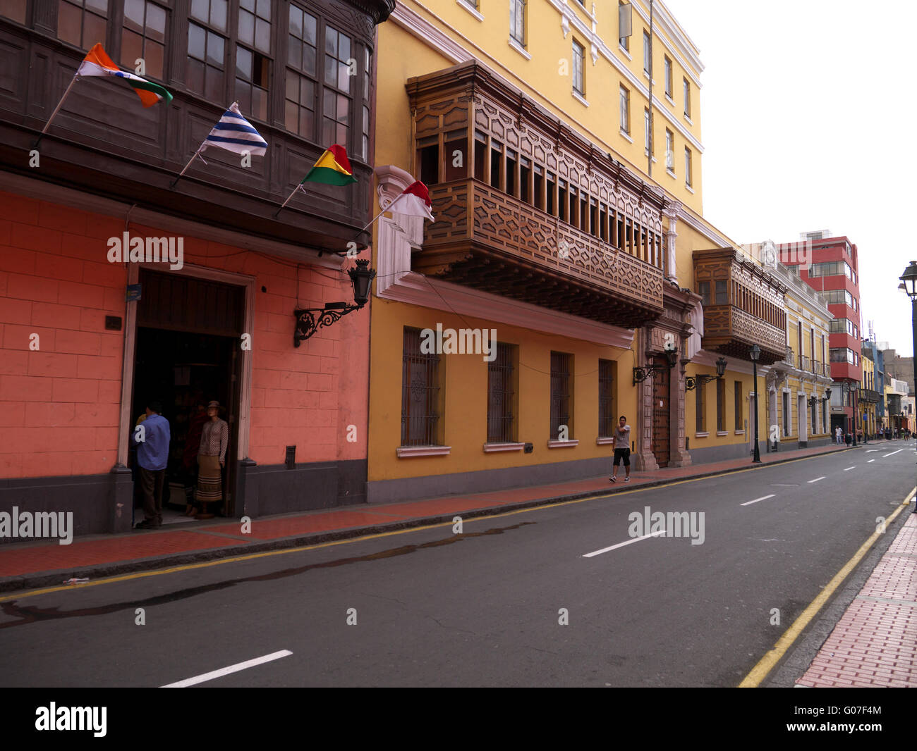 Lima, Peru street scenes & architecture Stock Photo