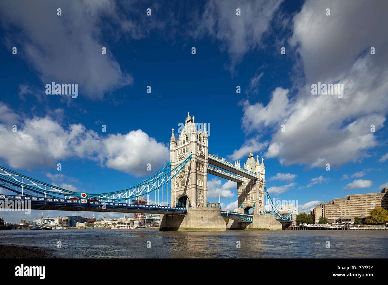 The famous Tower Bridge in London, UK Stock Photo