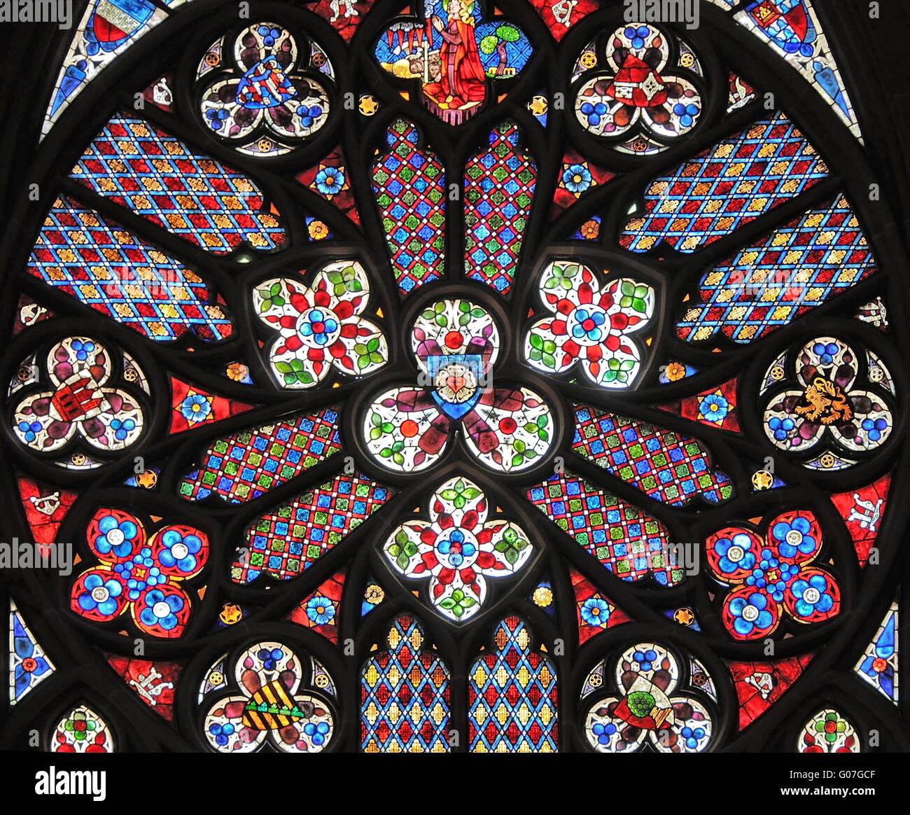 Gothic stained glass windows hires stock photography and images Alamy