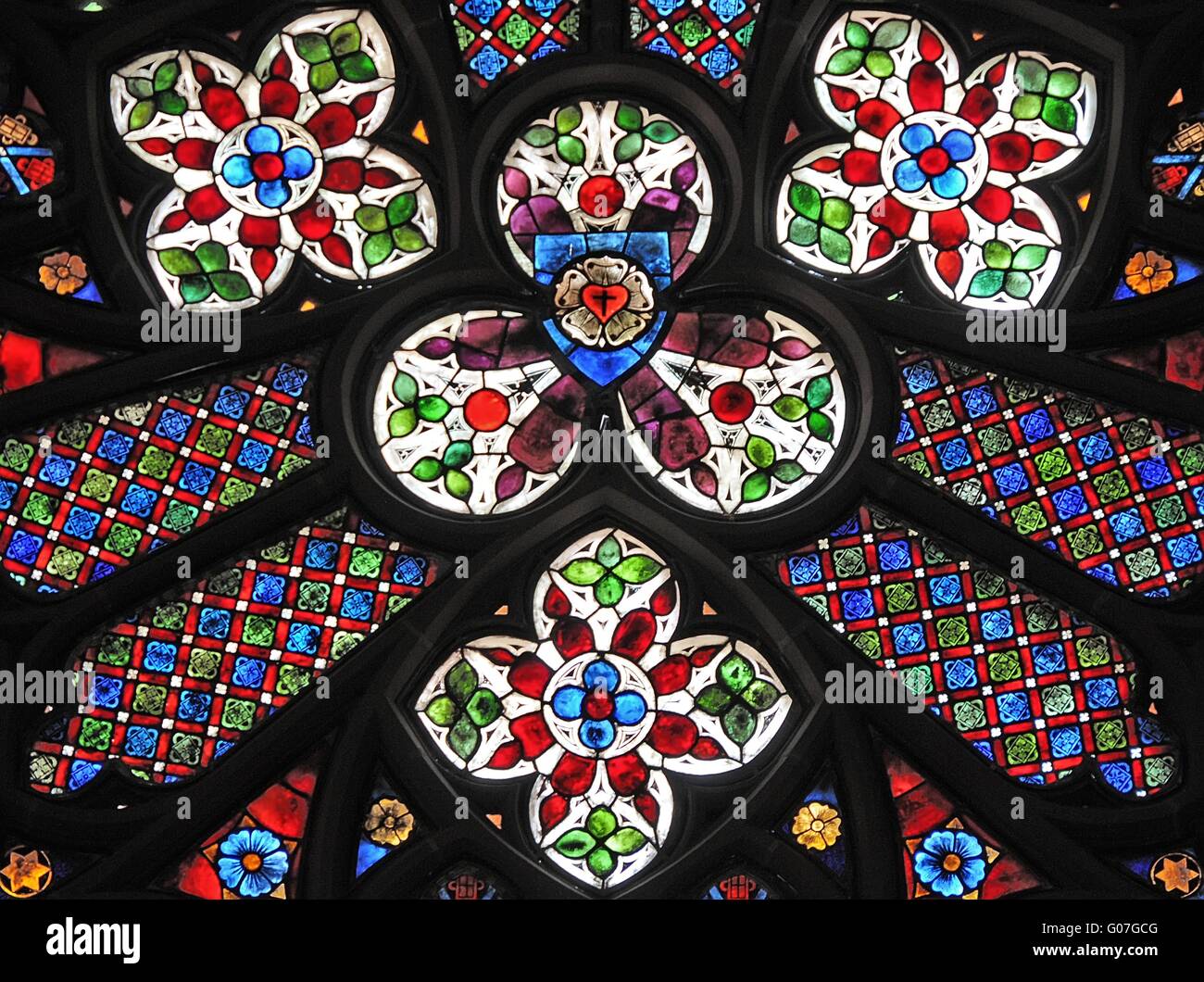 Gothic stained glass window hires stock photography and images Alamy