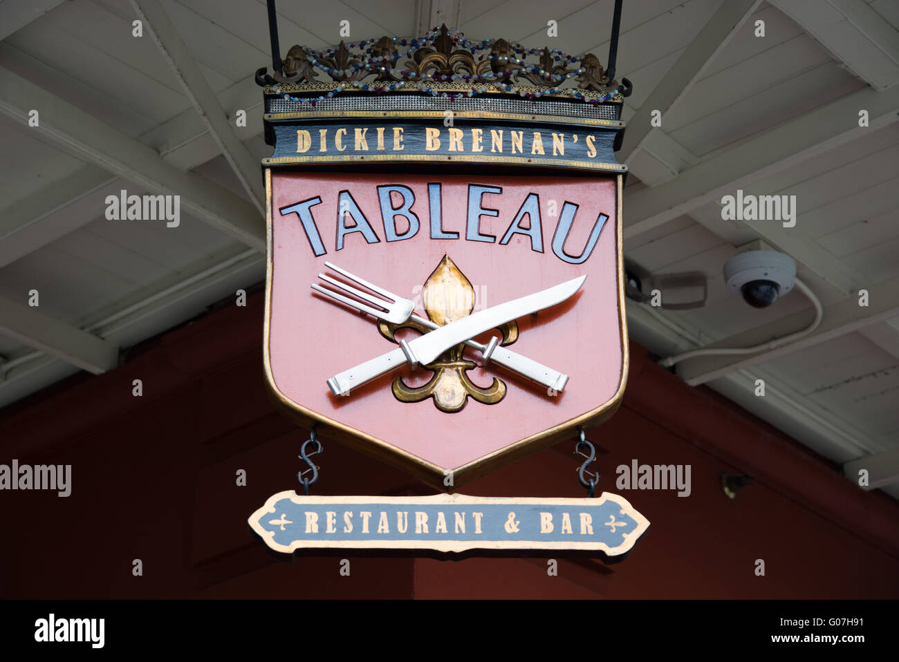 Tableau Restaurant and Bar, French Quarter, New Orleans, Louisiana, USA. Stock Photo